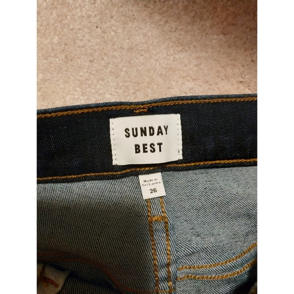 Aritzia Sunday Best Dark Jeans - Picture 6 of 7